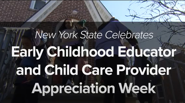 Early Childhood Educator and Child Care Provider Appreciation Week