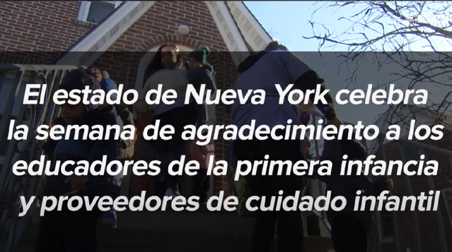 La semana de agradecimiento a los educadores de la primera infancia y proveedores de cuidado infantil