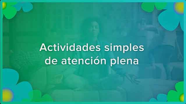 Actividades simples de mindfulness